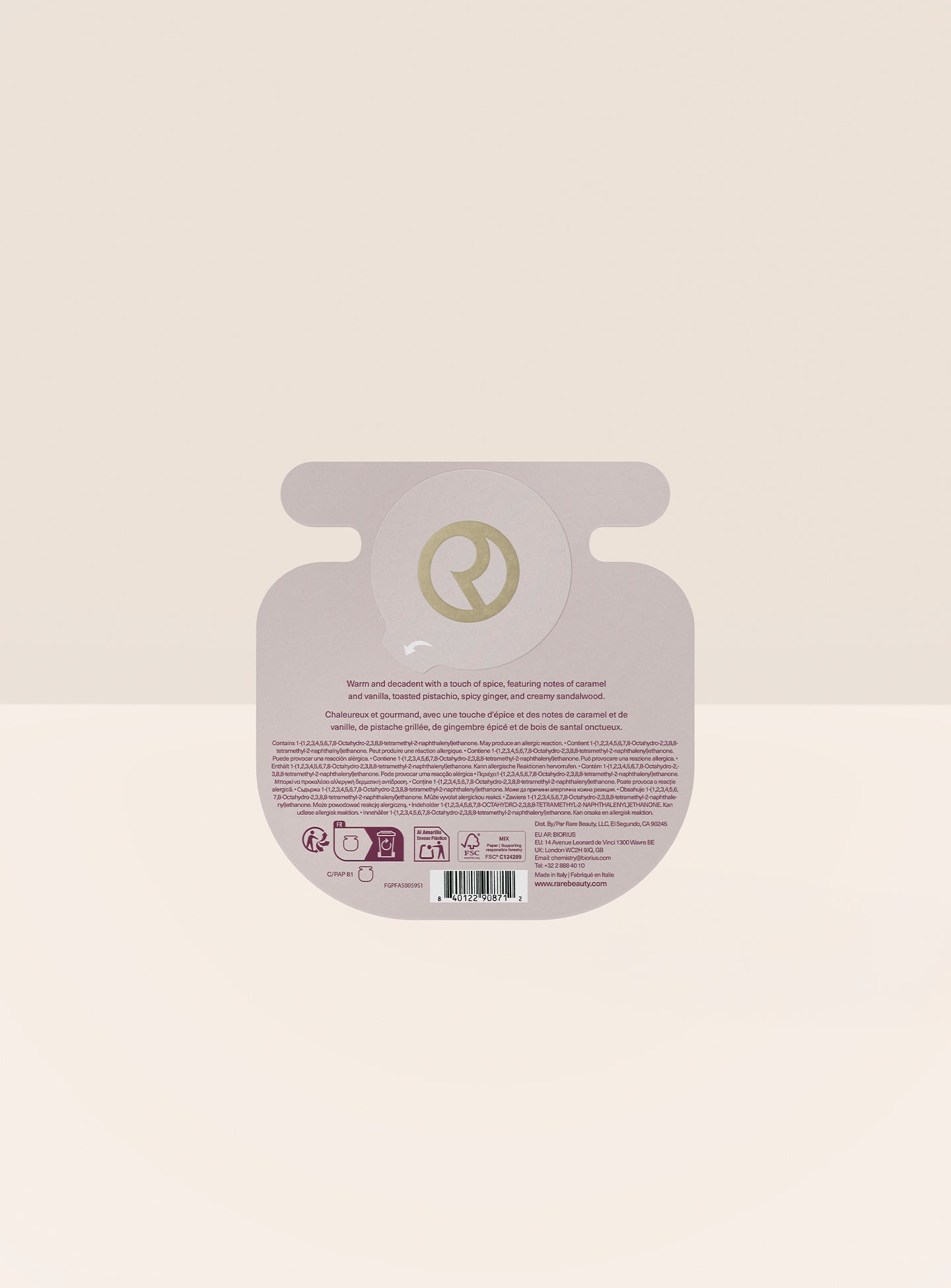 Rare Eau de Parfum Peel Away Card